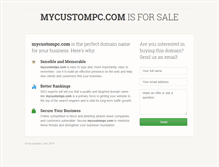 Tablet Screenshot of mycustompc.com